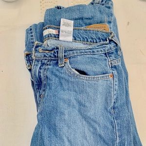 Levi Blue jeans size. 8M (boot cut)